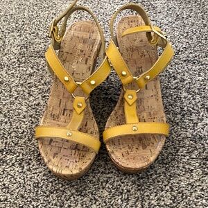 Montego Bay Club Yellow Espadrille Sandals